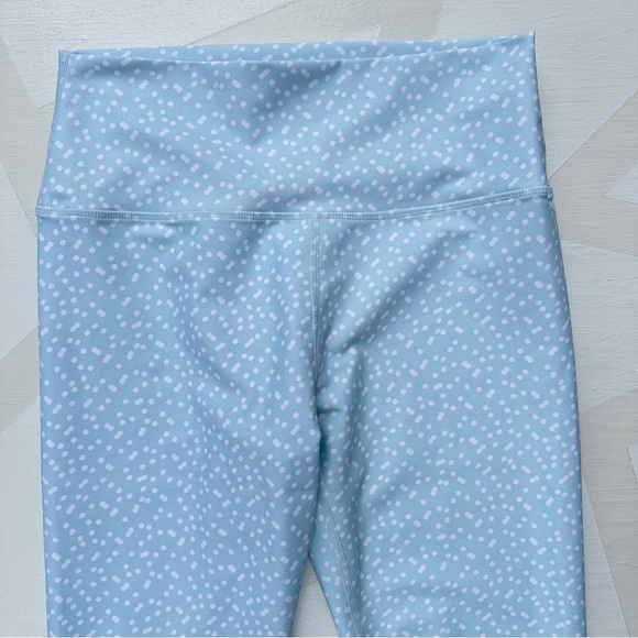 Betsey Johnson 7/8 Polka Dot Leggings Starlite Blue Size M - Picture 3 of 7
